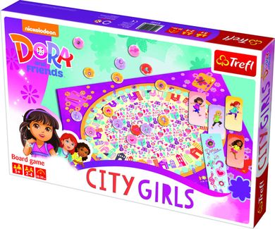Trefl, Dora i przyjaciele, City girls, gra familijna