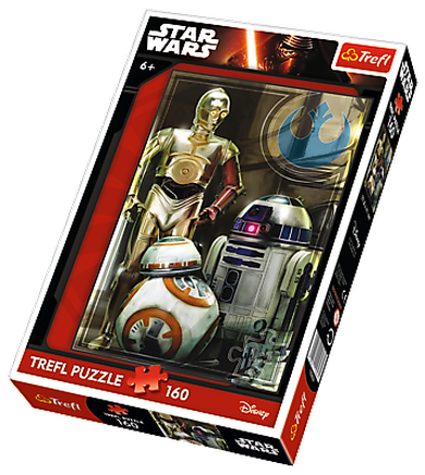 Trefl, Droidy, puzzle, 160 elementów