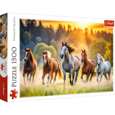 Trefl, Dzikie konie, puzzle, 1500 elementów