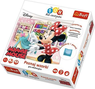 Trefl, For Fun Everyone, Minnie Mouse, Poznaj kształty, gra edukacyjna
