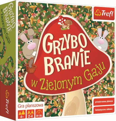 Trefl, Grzybobranie w Zielonym Gaju, gra familijna 3D