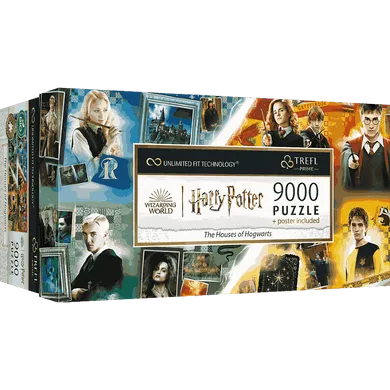 Trefl, Harry Potter, The Houses of Hogwarts, puzzle, 9000 elementów