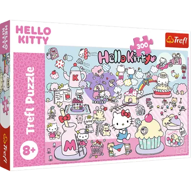 Trefl, Hello Kitty, Poznaj świat Hello Kitty, puzzle, 300 elementów