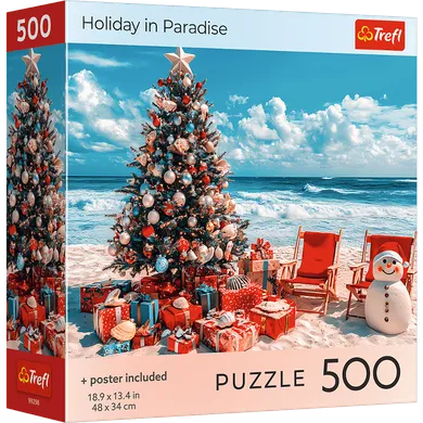 Trefl, Holiday in Paradise, USA, puzzle, 500 elementów