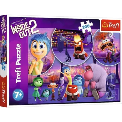 Trefl, Inside Out, Dziecięce emocje, puzzle, 200 elementów