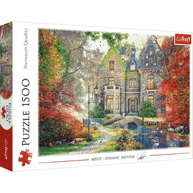 Trefl, Jesienny dworek, puzzle, 1500 elementów