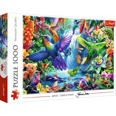 Trefl, Kolibry w tropikach, puzzle, 1000 elementów