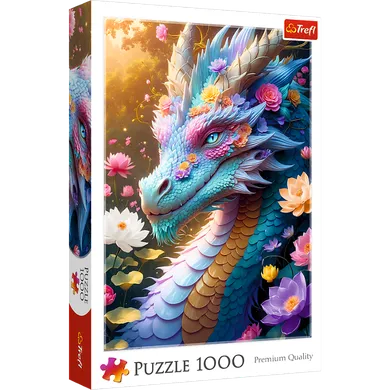 Trefl, Kolorowy smok, puzzle, 1000 elementów