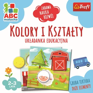 Trefl, Kolory i kształty ABC Malucha, gra edukacyjna