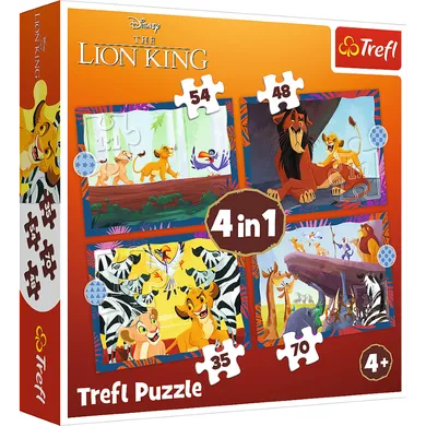 Trefl, Król Lew, Odważny Król Lew, puzzle, 35 elementów