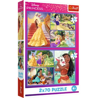 Trefl, Księżniczki Disneya, Bajkowe dni, puzzle, 2-70 elementów