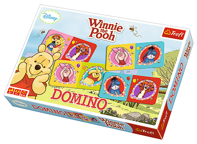 Trefl, Kubuś Puchatek, Domino, gra familijna