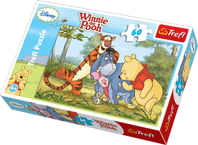 Trefl, Kubuś Puchatek, puzzle, 60 elementów