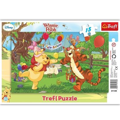 Trefl, Kubuś Puchatek, Urodziny Kubusia, puzzle