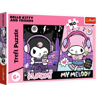 Trefl, Kuromi rządzi, puzzle, 160 elementów