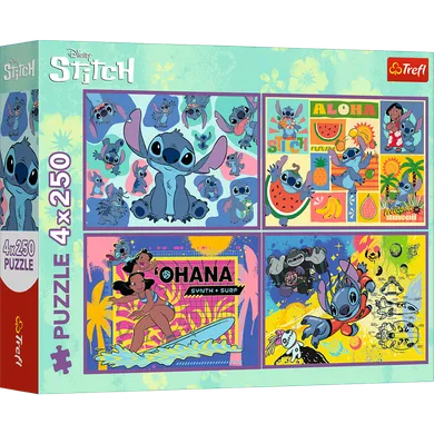 Trefl, Lilo i Stitch, Niezwykły Stitch, puzzle, 4-250 elementów