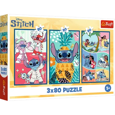 Trefl, Lilo i Stitch, Świat Stitcha, puzzle, 3-80 elementów