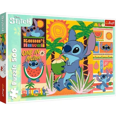 Trefl, Lilo i Stitch, Wakacje ze Stichem, puzzle, 500 elementów