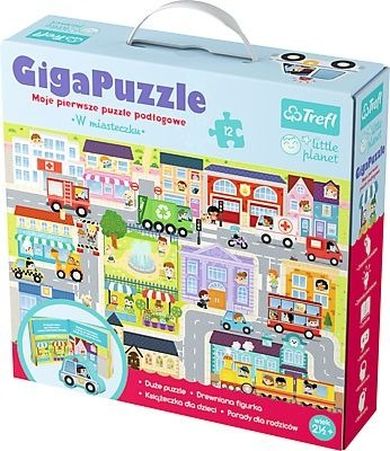 Trefl, Little Planet, W miasteczku, pierwsze giga puzzle