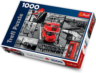 Trefl, Londyn - kolaż, puzzle, 1000 elementów