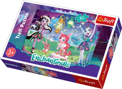 Trefl, Magiczny świat Enchantimals, puzzle, 30 elementów