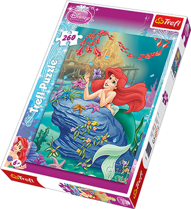 Trefl, Mała syrenka, puzzle, 260 elementów