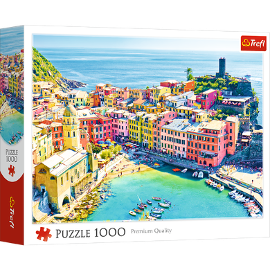 Trefl, Malownicze miasteczko Vernazza, Liguria, Włochy, puzzle, 1000 elementów