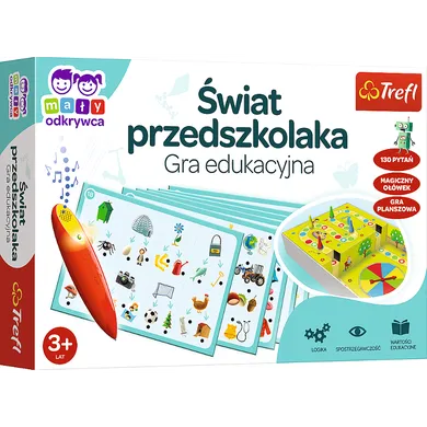 Trefl, Mały Odkrywca, Magiczny ołówek, Świat przedszkolaka, gra edukacyjna