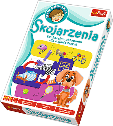 Trefl, Mały odkrywca, Skojarzenia, gra edukacyjna