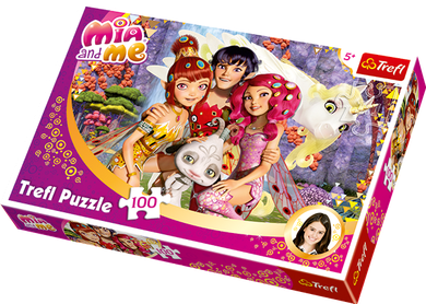 Trefl, Mia i ja, Mia i jej przyjaciele, puzzle, 100 elementów
