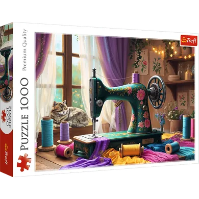 Trefl, Moja pracownia krawiecka, puzzle, 1000 elementów