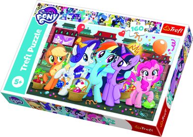 Trefl, My Little Pony, Kucyki na zakupach, puzzle, 160 elementów