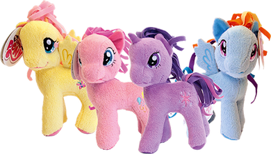 Trefl, My Little Pony, Pinkie Pie, Kucyk, maskotka, 13 cm