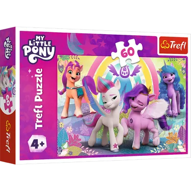 Trefl, My Little Pony, W świecie przyjaźni, puzzle, 60 elementów