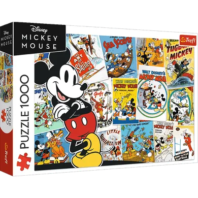 Trefl, Myszka Miki, W świecie Mikiego, puzzle, 1000 elementów