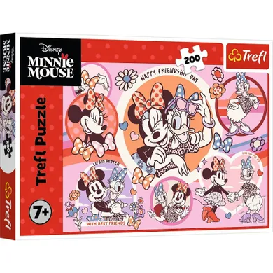 Trefl, Myszka Minnie, Zwyczaje Myszki Minnie, puzzle, 200 elementów