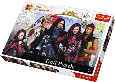 Trefl, Następcy, Przyjaciele z zakazanej wyspy, puzzle, 500 elementów