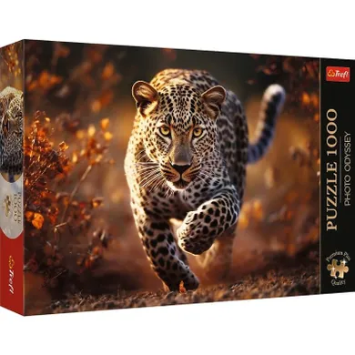 Trefl, Photo odyssey, Dziki Leopard, puzzle, 1000 elementów