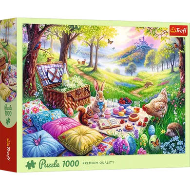 Trefl, Piknik na łące, puzzle, 1000 elementów