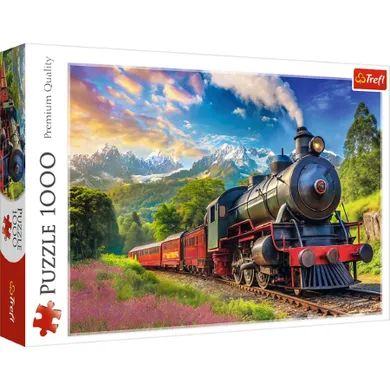 Trefl, Podróż pociągiem, puzzle, 1000 elementów