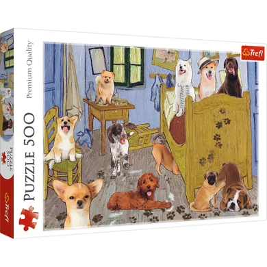 Trefl, Pokój van Gogha, Psia Rewolucja, puzzle, 500 elementów