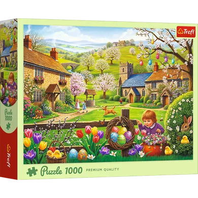 Trefl, Poszukiwanie wielkanocnych jajek, puzzle, 1000 elementów