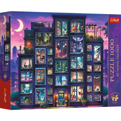 Trefl, Premium Plus, At Home Fantasy, Noc pełna opowieści, puzzle, 1000 elementów