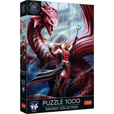 Trefl, Premium Plus, Fantasy Collection, Anne Stokes, Szkarłatny Mag, puzzle, 1000 elementów