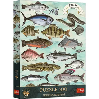 Trefl, Premium Plus, Finders Keepers, Ryby, puzzle, 500 elementów