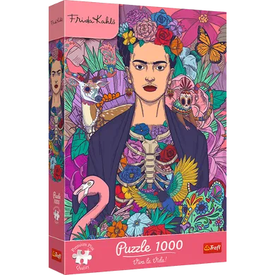 Trefl, Premium Plus, Frida Kahlo, Kwitnąca dusza, puzzle, 1000 elementów