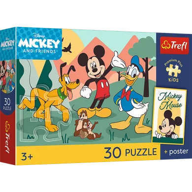 Trefl, Premium Plus Kids, Disney, Bajkowe chwile, puzzle, 30 elementów