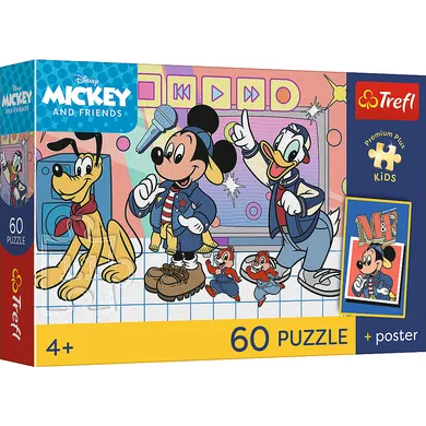 Trefl, Premium Plus Kids, Myszka Miki, Mysia ekipa, puzzle, 60 elementów