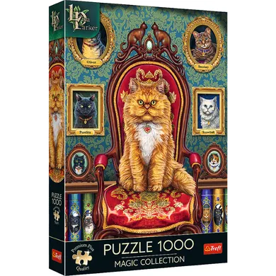 Trefl, Premium Plus, Magic Collection, Lisa Parker, Kotomania, puzzle, 1000 elementów