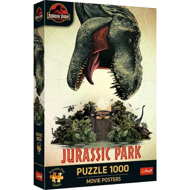 Trefl Premium Plus, Movie Posters, Jurassic Park, puzzle, 1000 elementów